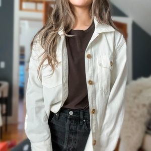 Princess Polly White Button Up Shirt/Jacket